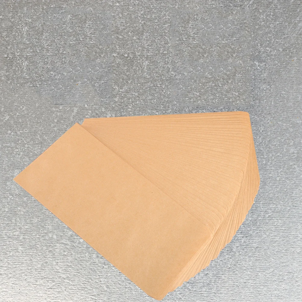 

200Pcs Kraft Envelopes 16.5cm Vintage Kraft Paper Plain Color Envelopes for Parties Holidays Baby Showers Postcard Storage
