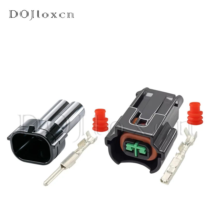 1 Set 2pin PU465-02127 06A973722 Waterproof Connector Auto Fuel Injector Plug For Hyundai Kia Elantra Sonata IX35 K2 K3 K5 Forte