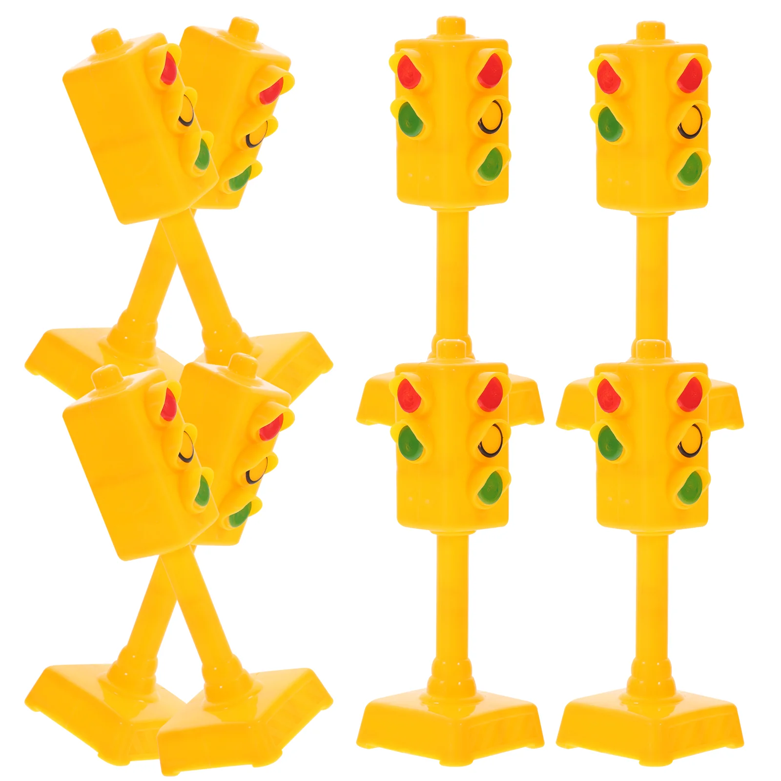 

Traffic Indicator Light Model Mini Toys Plastic Signs Decorate Yellow Child Kids