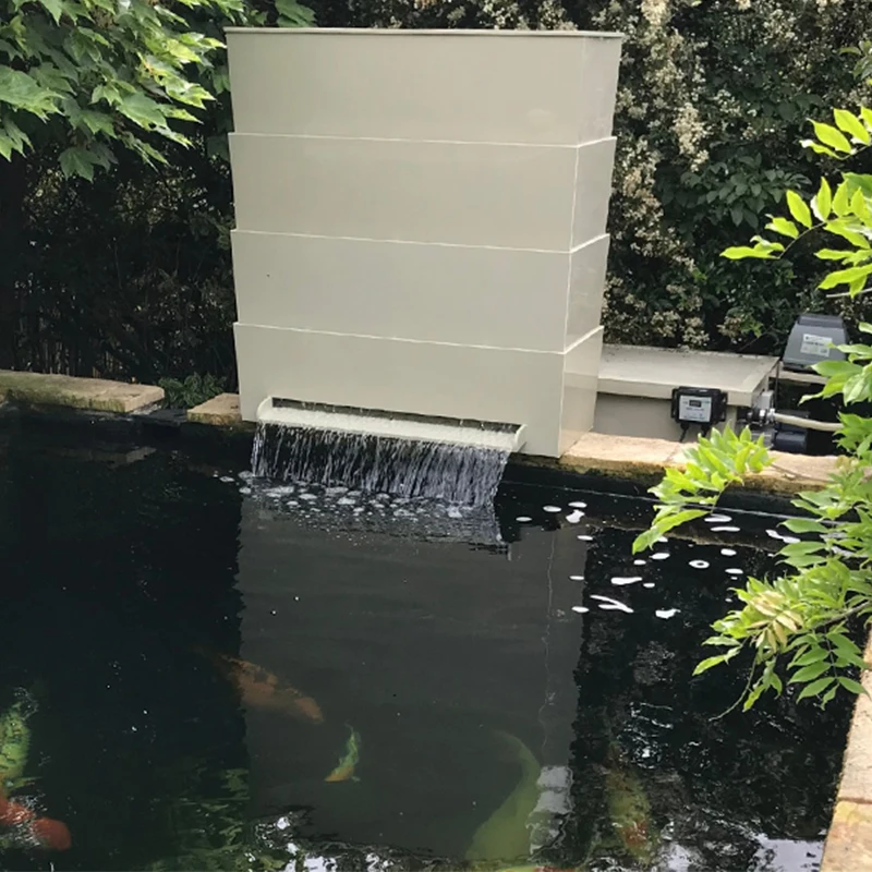 koi fish pond filter system waterfall aquarium fish tank bakki shower trickle filter koi pond water filter system