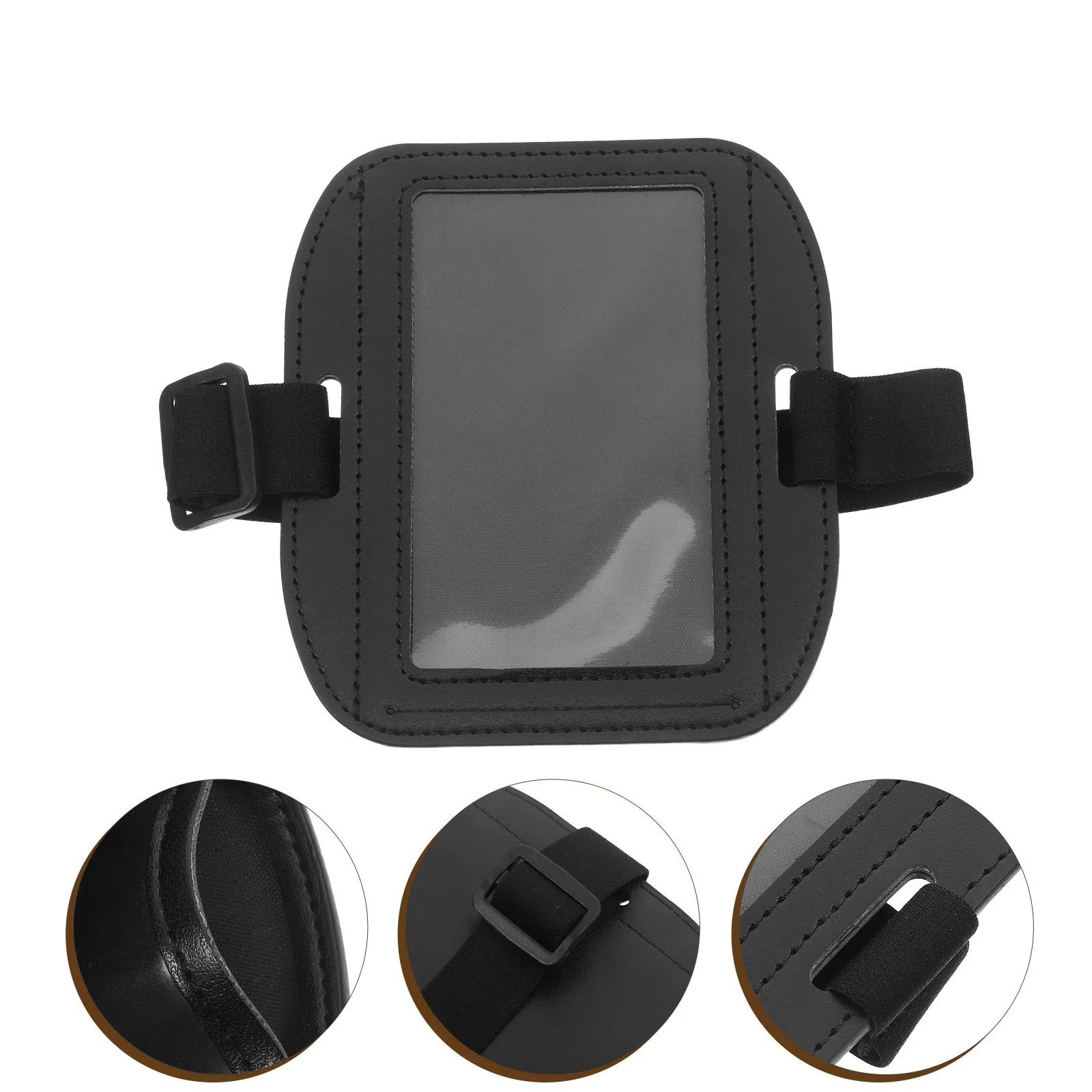 

Waterproof Horizontal Arm Card Holder Plastic Id Name Badge Storage Sleeve for Work Events Security Ski Fishing License Holders