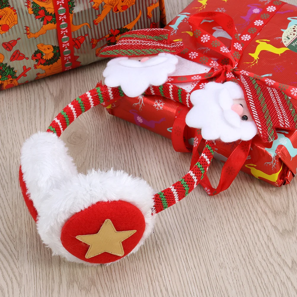 

3Pcs Christmas Headband Winter Earmuffs Cute Cartoon Embroidery Warm Ear Covers Perfect for Cold Outdoor Activities Skiing