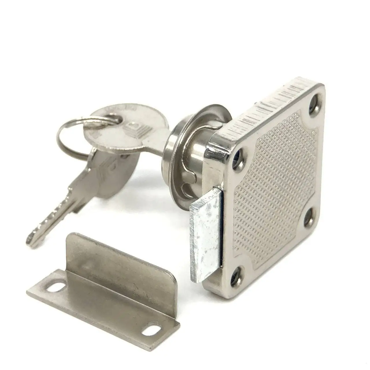1Set Reusable Furniture Lock Zinc Alloy Display Cabinet Locks for Cabinet Drawer Household Office lockers hardware