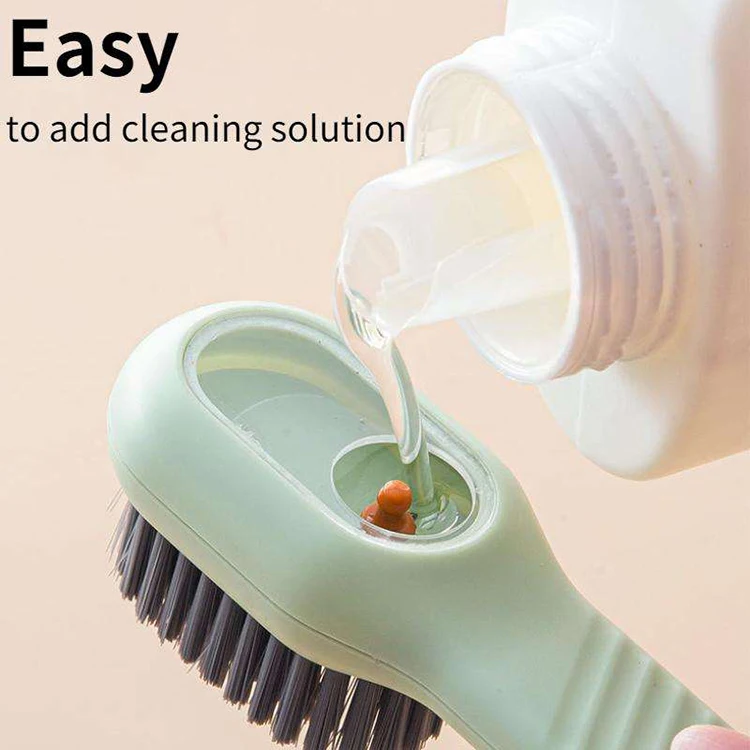 Multi-functional Liquid-added Shoe Brush Household White Shoe Cleaner Cleaning Slippers Shoes Tools Accessories Merchandises