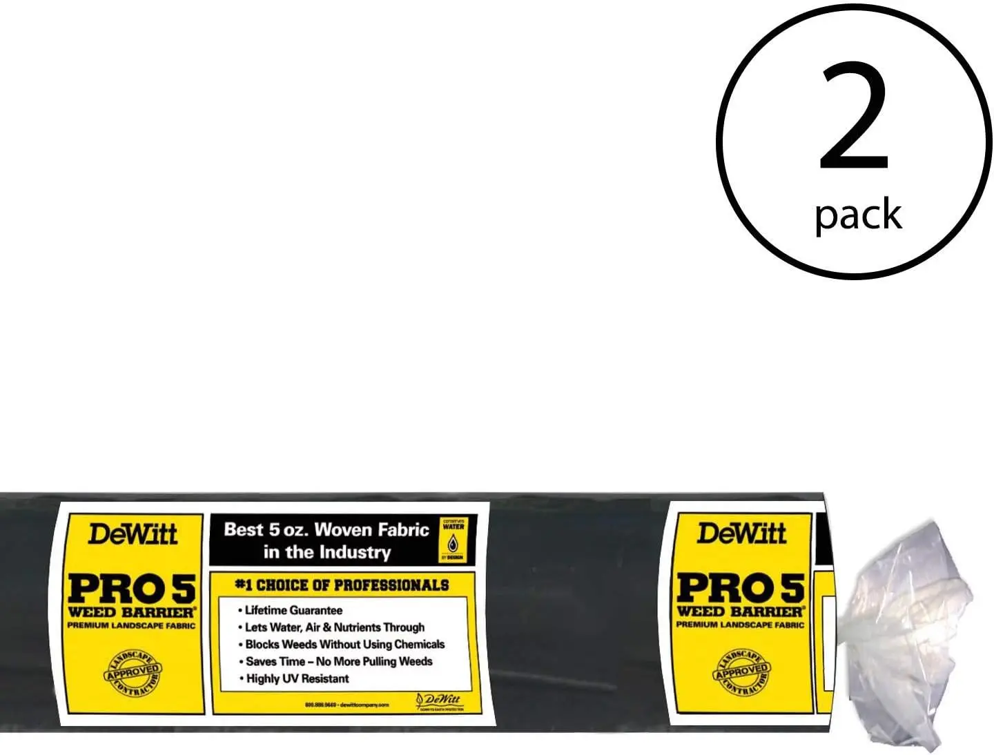 4 x 250 Feet Commercial and Home Garden Landscape Weed Block Barrier, Ideal as Fabric for Yards, Grounding Sheets,