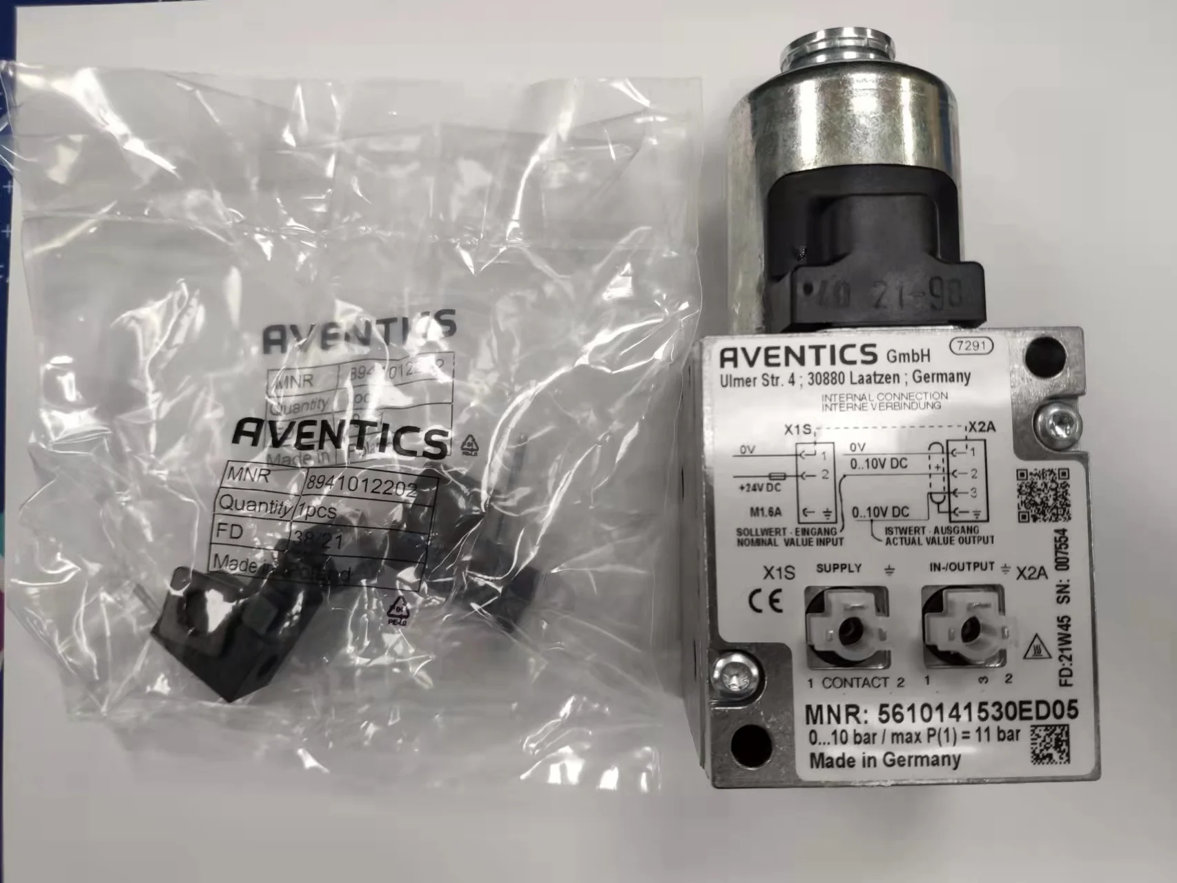 R414002009/5610141530 AVENTICS Proportional Control Valve 1.6kg 1 Year Warranty