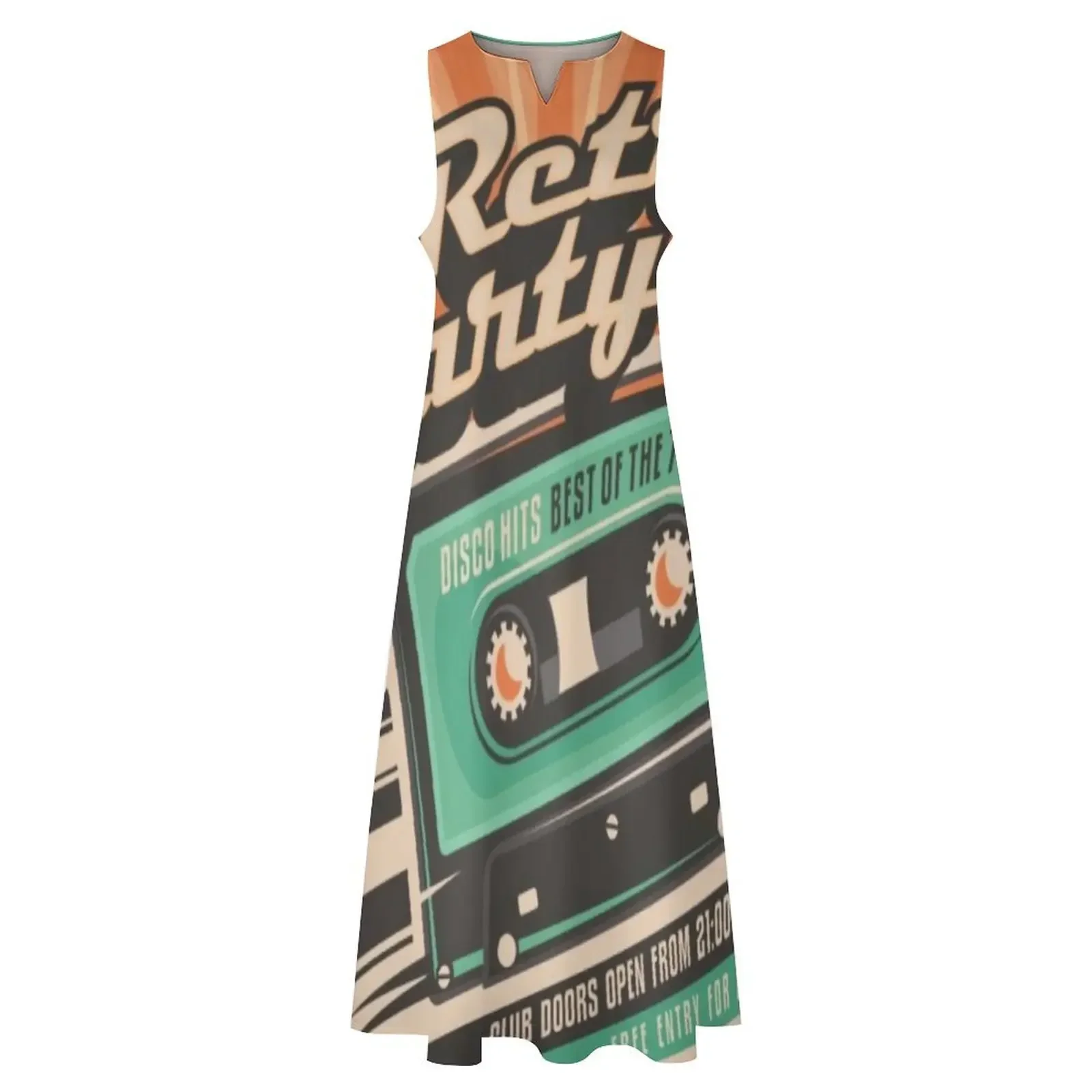 Retro party Long Dress summer dresses for women 2025 Women's summer skirt prom clothes summer women's suit Dress