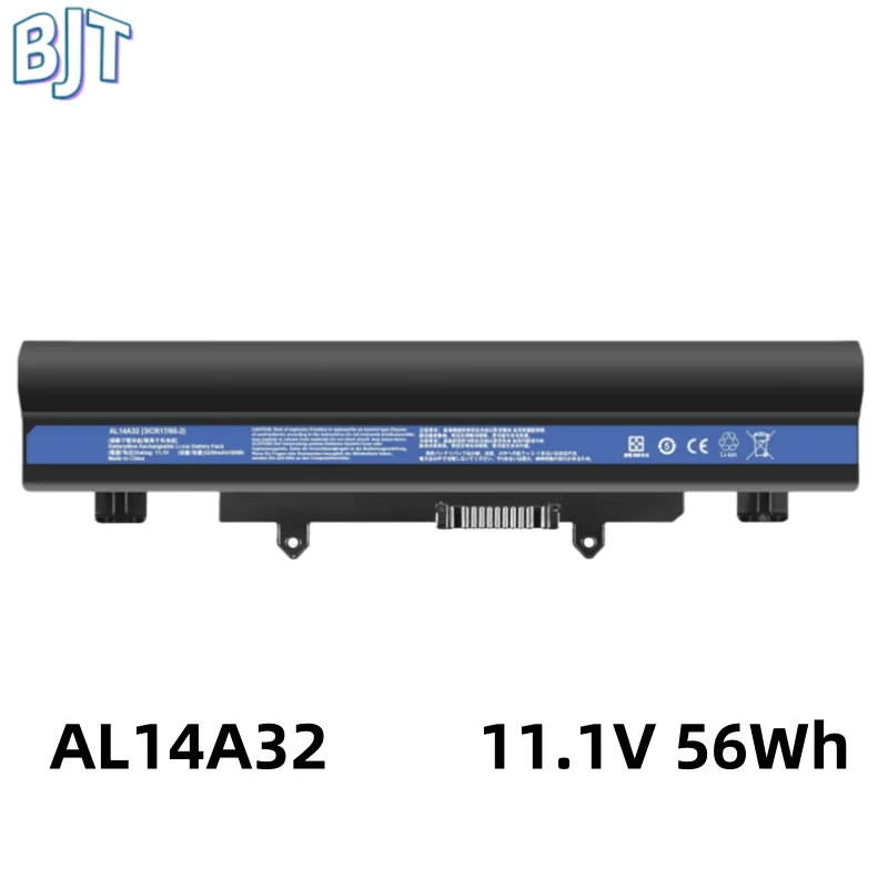 11.1V 56Wh 6Cell Laptop Battery AL14A32 KT.00603.008 For Acer E14 E15 E5-411 E5-421 E5-471 E5-511 E5-551 E5-572 E1-571 E1-571G