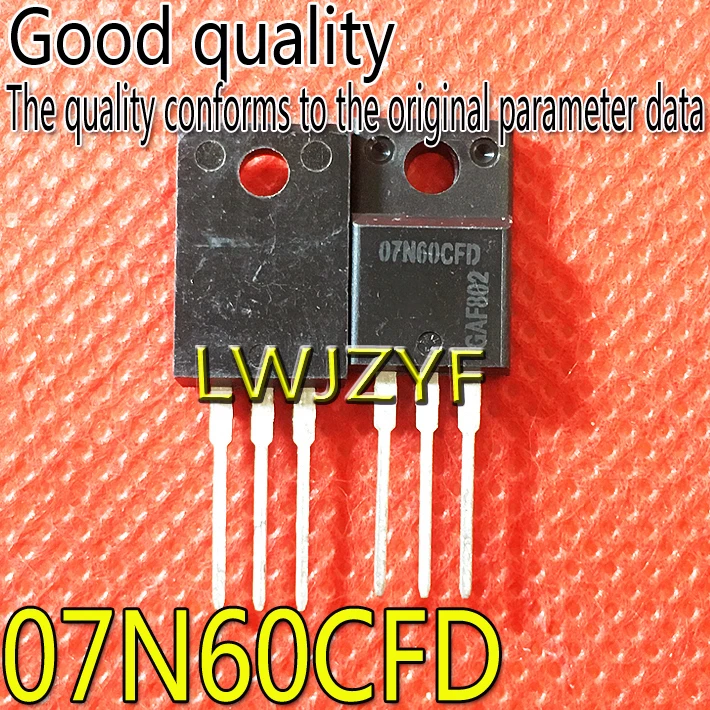 

(10Pieces) New SPA07N60CFD 07N60CFD TO-220F 650V 6.6A MOS MOSFET Fast shipping