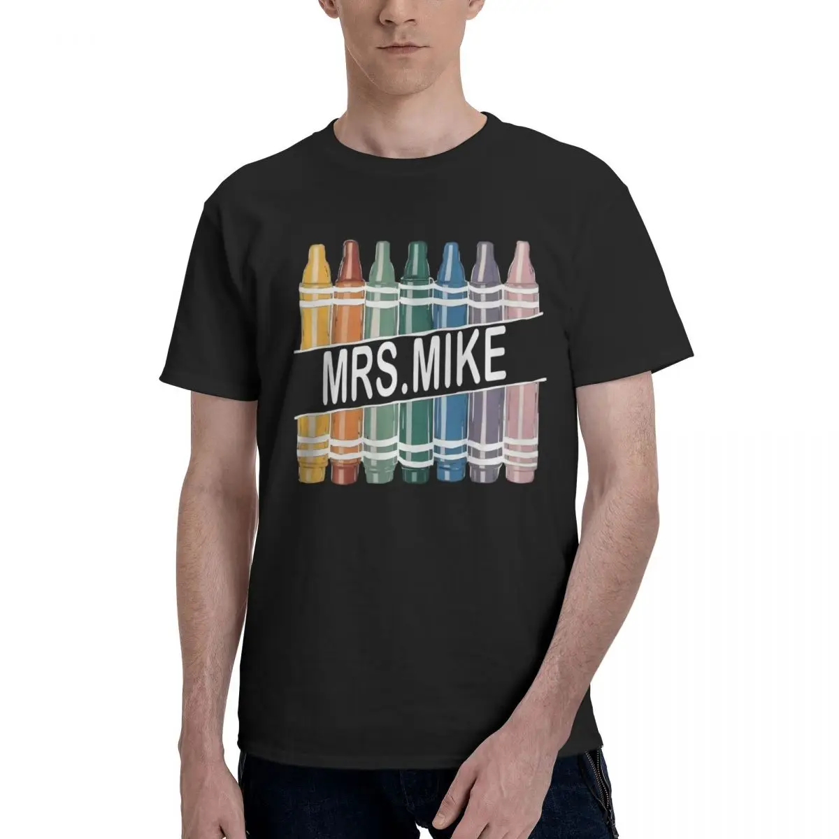 Crayon Name Frame Motion T-shirts Activity competition Kemp Graphic High grade Eur Size