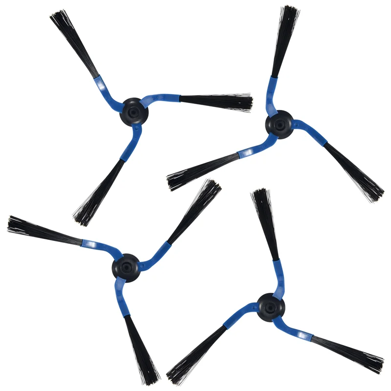 -ESTR 4 Pieces 3 Arm Side Brush Suitable For  Smart Sweeping Robot Vacuum Cleaner Replacement