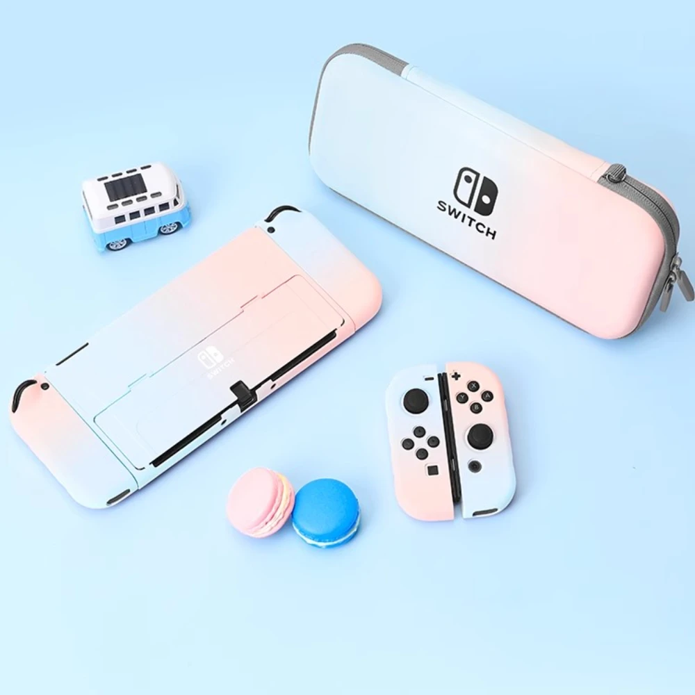 新しいケースカバー Nintendo Switch OLED 新しいノンスリップスリム PC TPU シリコーン保護コントローラカバーケースプロテクターアクセサリー