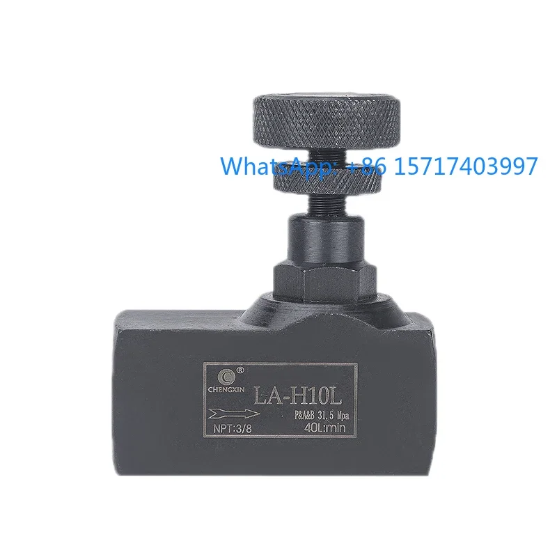 hydraulic one-way throttle valve LA-H10L/H8L cylinder speed control flow control valve