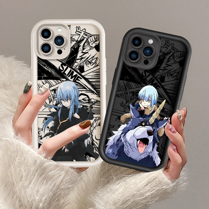 Art T-That Time I Got Reincarnated As A Slime Eye Ladder For Apple iPhone 15 14 13 12 11 XS XR X Pro Max Plus Cover Phone Case