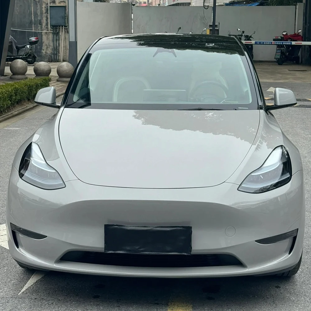 

Car Sticker Wrap Vinyl Film Platinum Dolphin Grey Color Change PET Bubble Free Film PVC Decal Car Accessories Interior Exterior