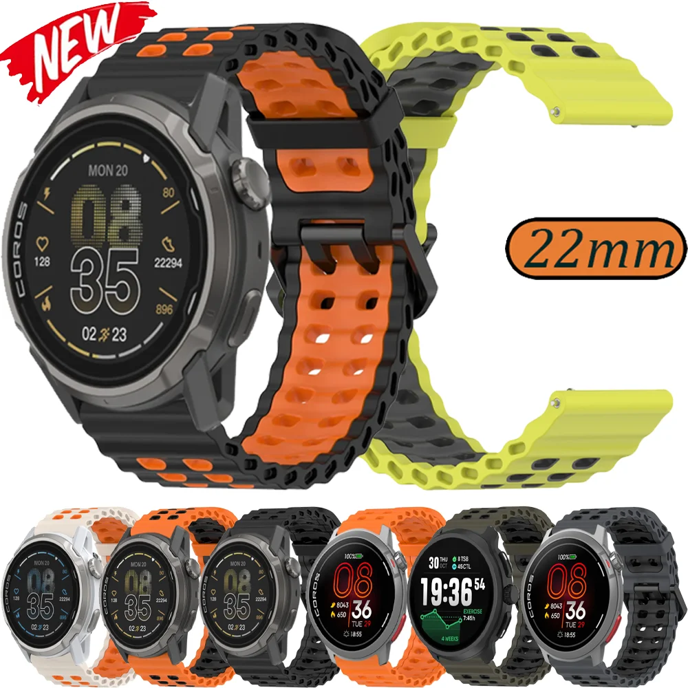 22Mm Ocean Silicone…