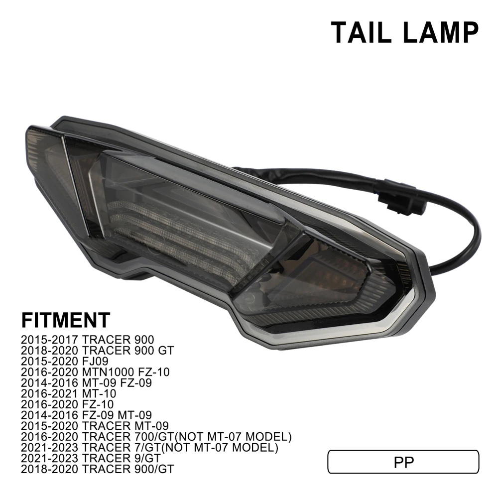 Tail Lamp Motorcycles Accessories Turn Signal PP Light For TRACER 900 GT MT-09 700 7 900 9GT 900GT FJ09 MTNI 000 FZ-10 MT/FZ-10