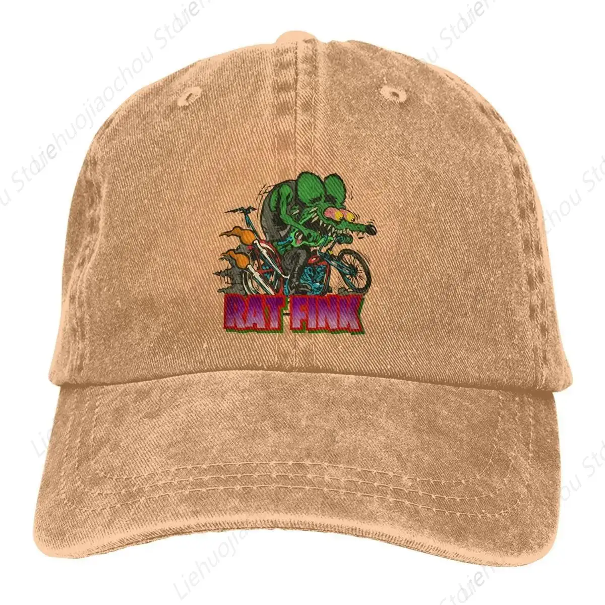 Gorras de béisbol clásicas con visera, sombreros de película de dibujos animados de Tales of the Rat Fink, parasol para hombre