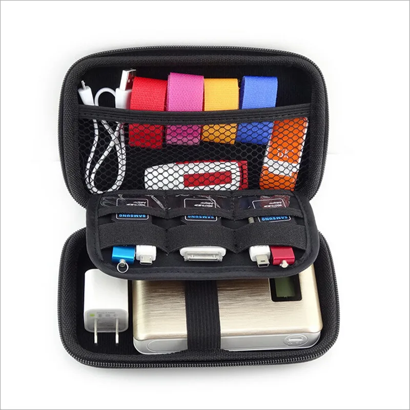 Travel Bag Mobile Kit Case Digital Gadget Devices USB Cable Data Line Travel Insert Bag Travel Set Gadget Bag