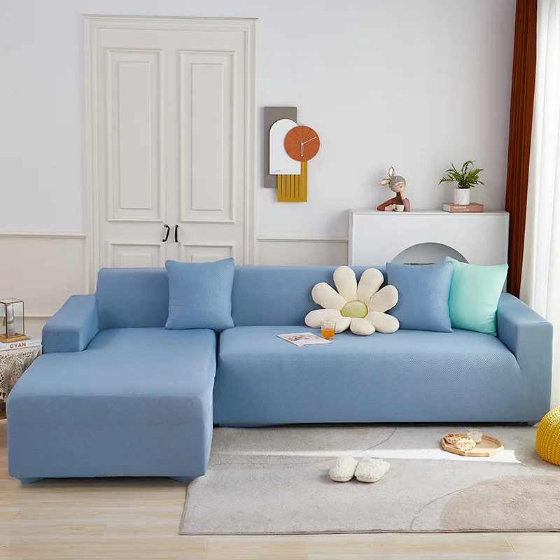 Summer Exclusive Cool Ice Silk Sofa Cover Stretch Universal Full Wrap Anti-slip Wear Resistant Couch Cloth