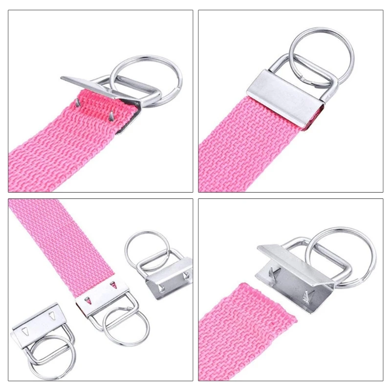 49PCS Keychain Hardware with for Key Pliers Tool 0.98Inch/25mm for Wristlet new arrival