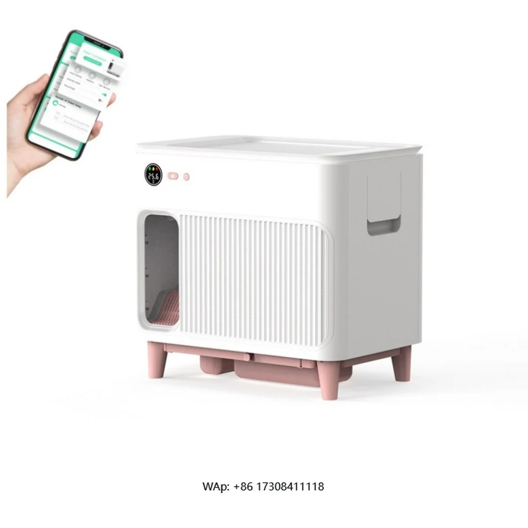 

High quality intelligent application intelligent automatic Wifi self-cleaning cat toilet deodorizing automatic cat box