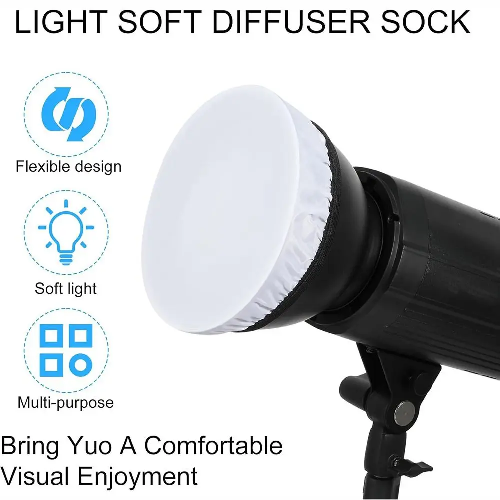 New White Soft Light Diffuser Sock Standard Nylon Diffuser Cloth 7
