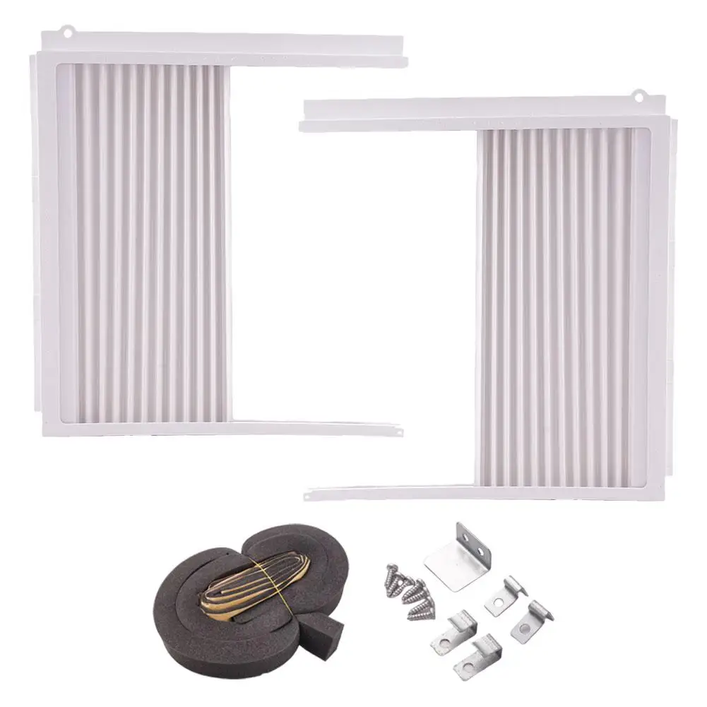 Window Air Conditioner Side Panels With Frame Adjustable Insulation AC Side Panel For 8,000 BTU Window AC Air Conditioning