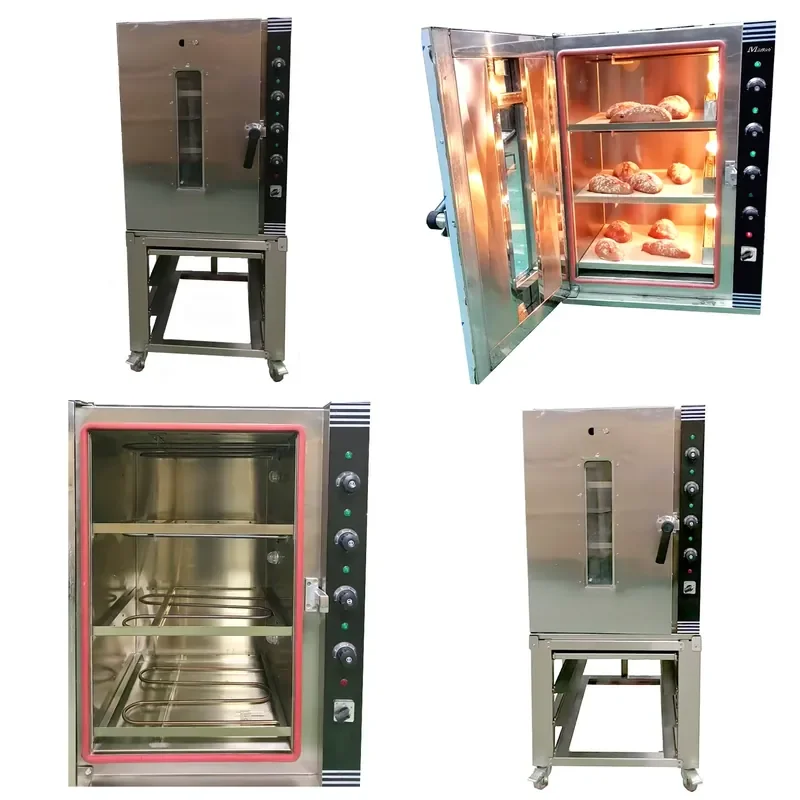 for Industrial Triple Deck Three Tray Electric Sourdough Bread Oven Homemade Best Baking Machine