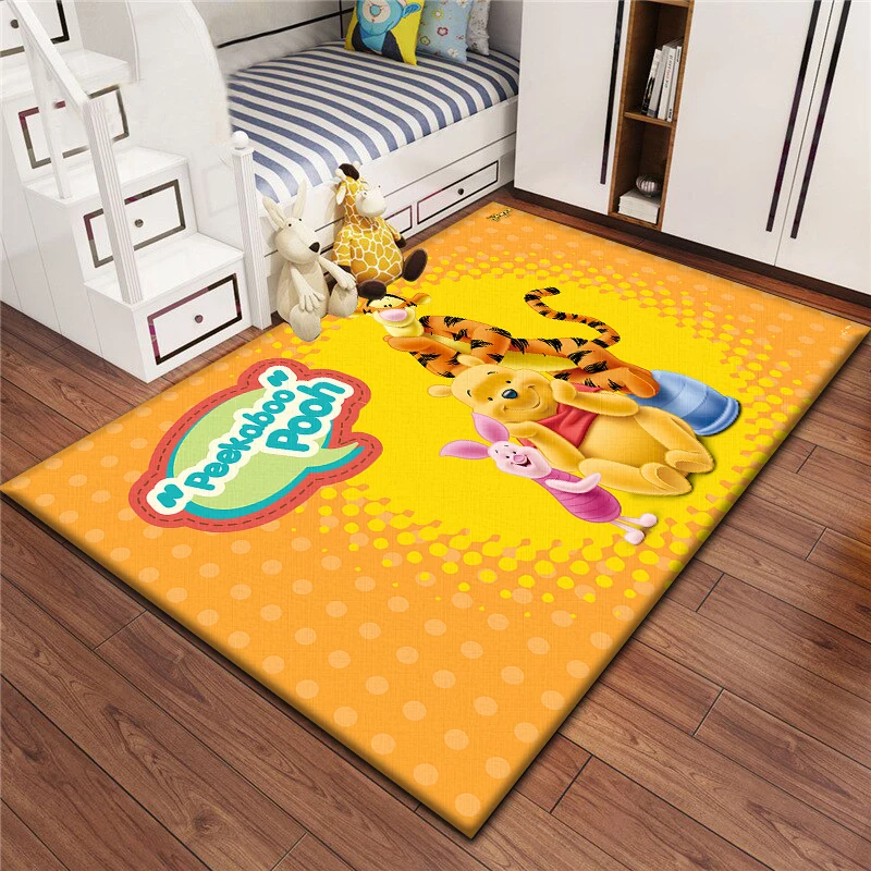 Winnie the Pooh Tigger cute Anime Carpet for children,Living room floor mat Kitchen mat Children\'s art Mat,bedroom decor rugs