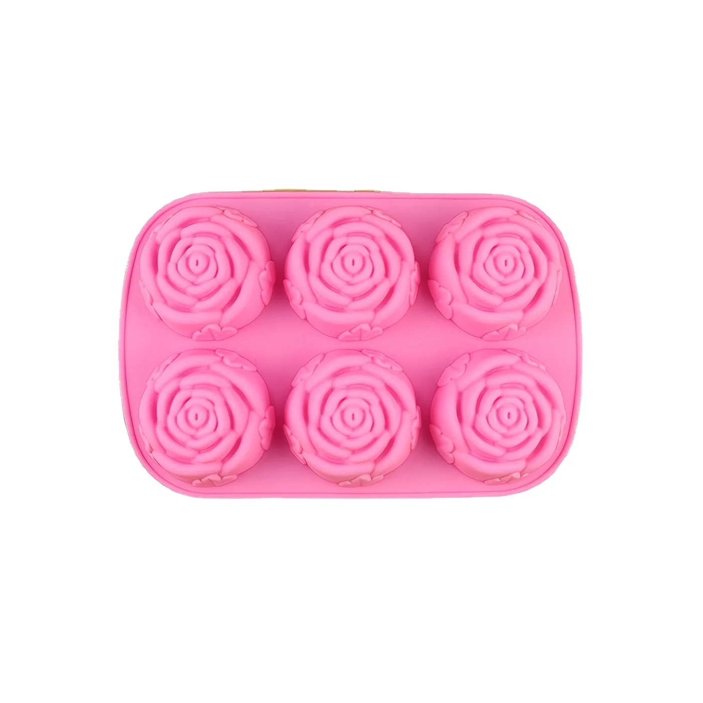 1pc Rose Shape Ice Cube Tray, Chocolate Soap Make Mold, Silicone Ice Cube Mold