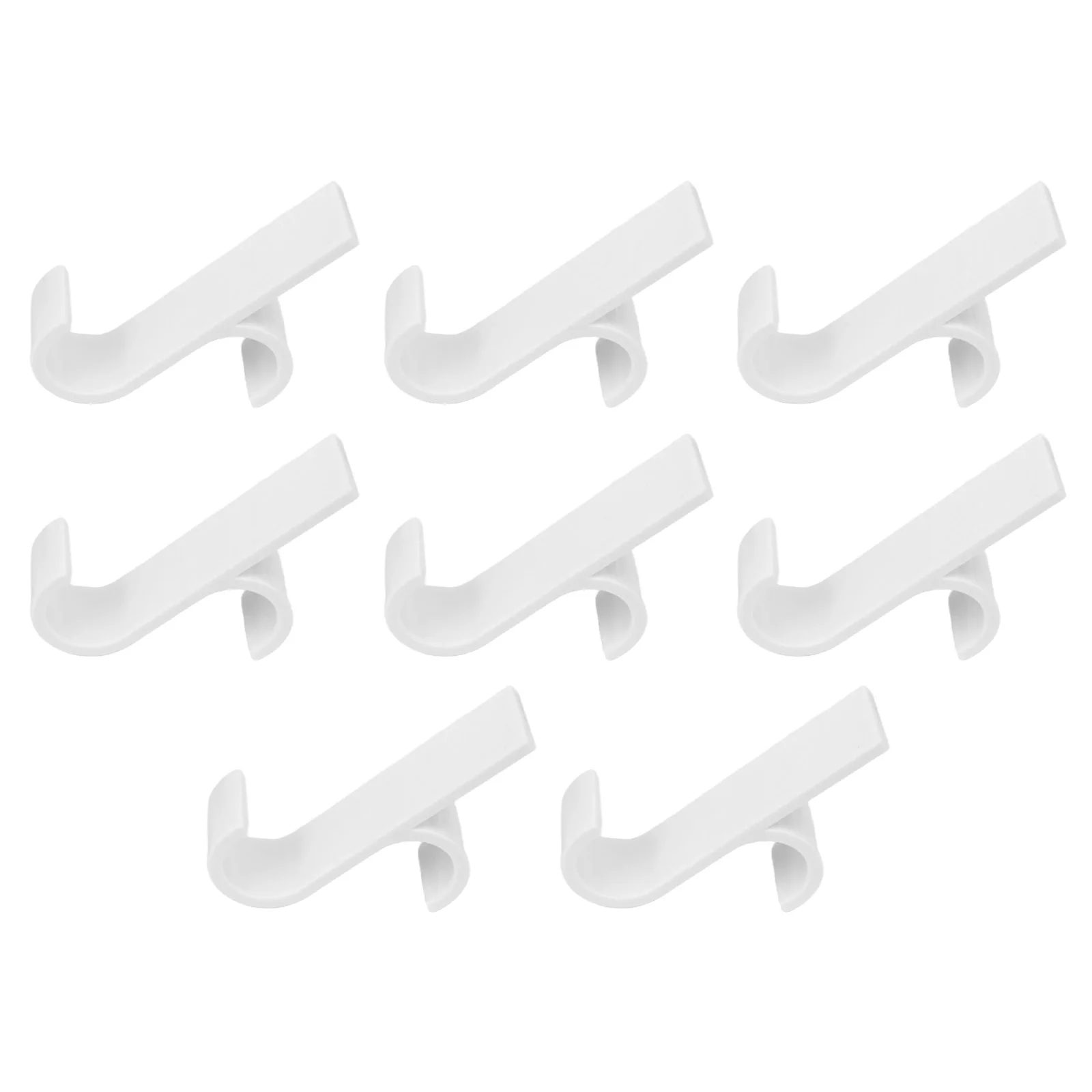 Plastic radiator hooks 8 for pack for electric towel rack towel and clothes drying rack for bathroom and laundry use