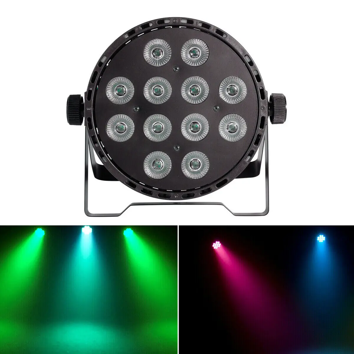 RGBW 120W Stage PAR Light Lamp Wash Floor Effect Color Mixing Lighting DMX512 4-IN-1