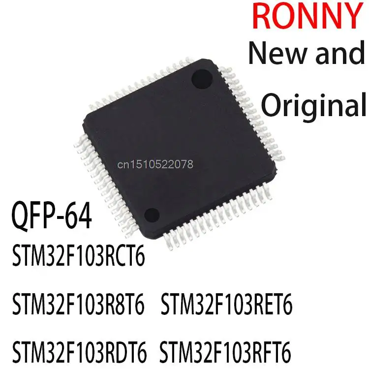 

10PCS New and Original QFP-64 STM32F103RCT6 STM32F103R8T6 STM32F103RET6 STM32F103RDT6 STM32F103RFT6