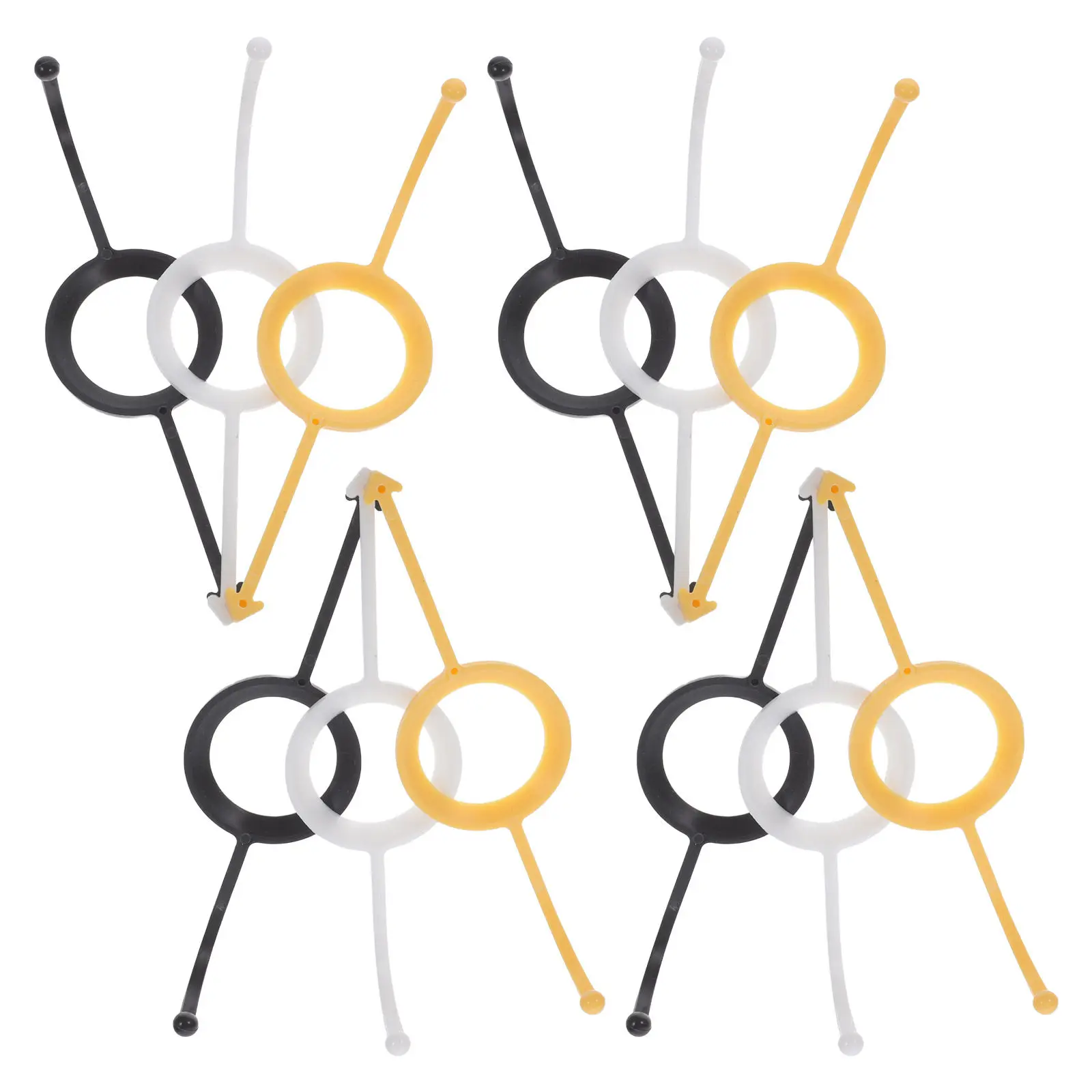 

12Pcs Billiards Aiming Aid Pool Training Accessories Precision Shot Practice Billiard Trainer Tool for Skill Improvement