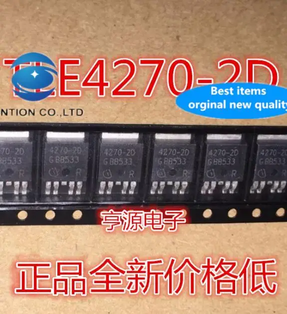 10pcs 100% orginal new in stock  4270-2D Linear Regulator TLE4270-2D TO252-5