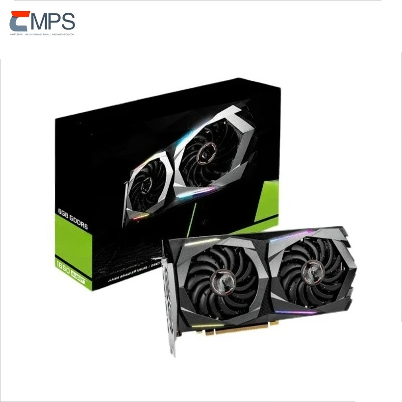 Tarjeta gráfica para juegos de escritorio Original GAMING X 1660/1660S/1660TI 6GB GDDR6 192bit 1660 Super