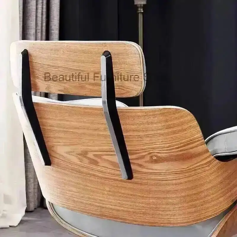 Chair Lie Hair Hair Flat Salon Barbershop Lifting Luxury Salon Beautify Special Rotation Walnut Leather Chair Manufacturer Sale