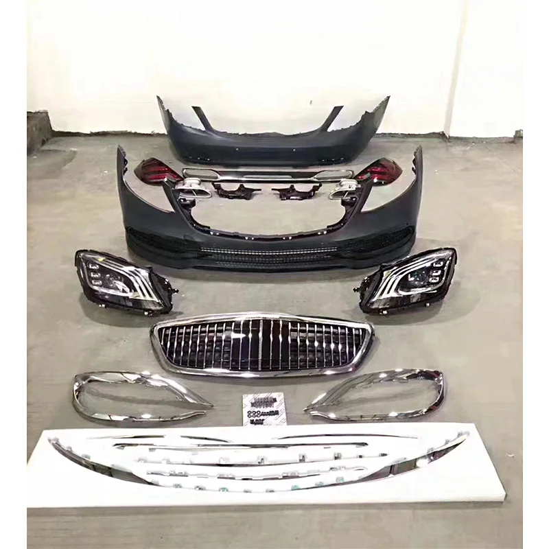 

FOR 2014-2019 mercedes W222 S-CLASSS S450 Upgrade Bumper Grille CAR BODY KITS