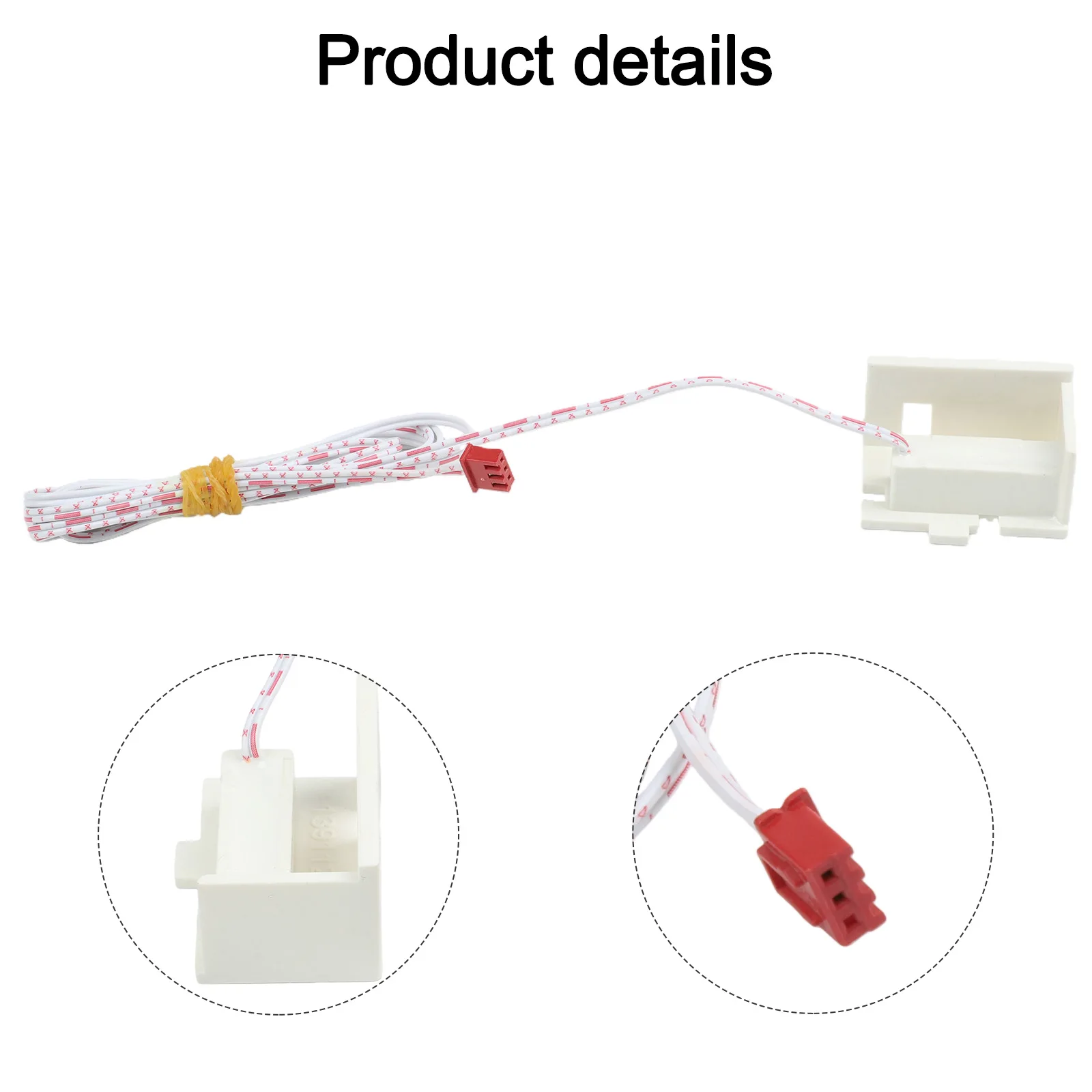 White Ice Making Machine Accessories Efficient Ice Production Sensor Sensor Ice Full Switch Energy Saving Feature