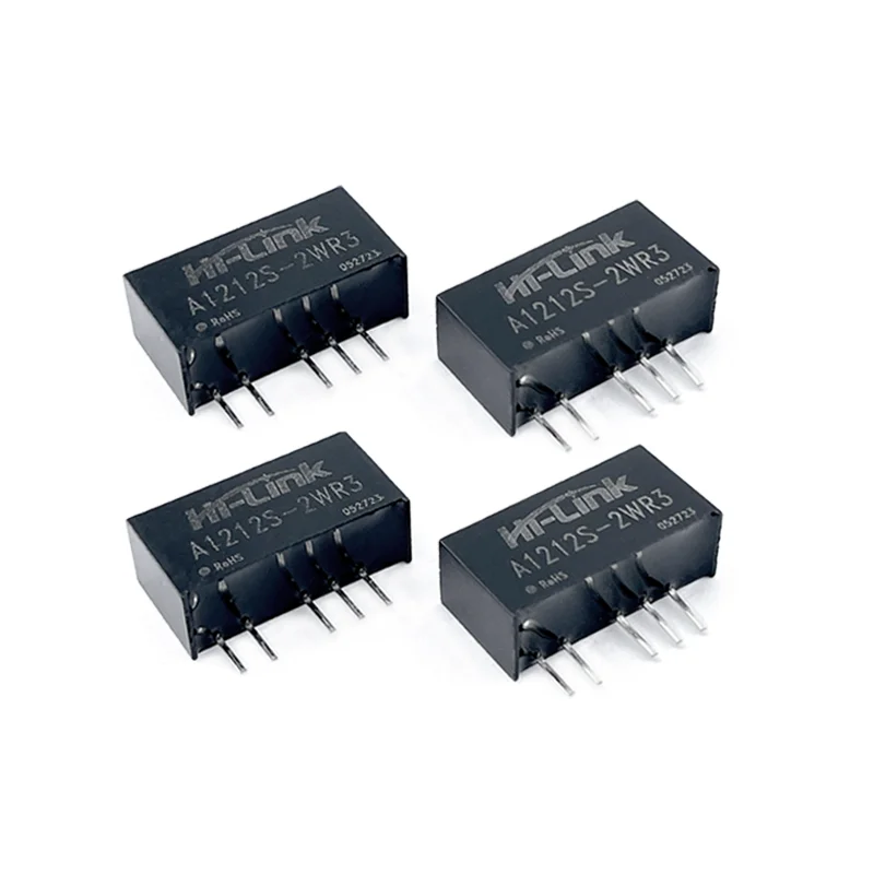 Hi-Link Dual Output A1212S-2WR3 10pcs/lot A1212S-2WR3 12V to 2W 3.3/5/9/12/15/24V DC DC Power Converter Module 10.8~13.2Vdc