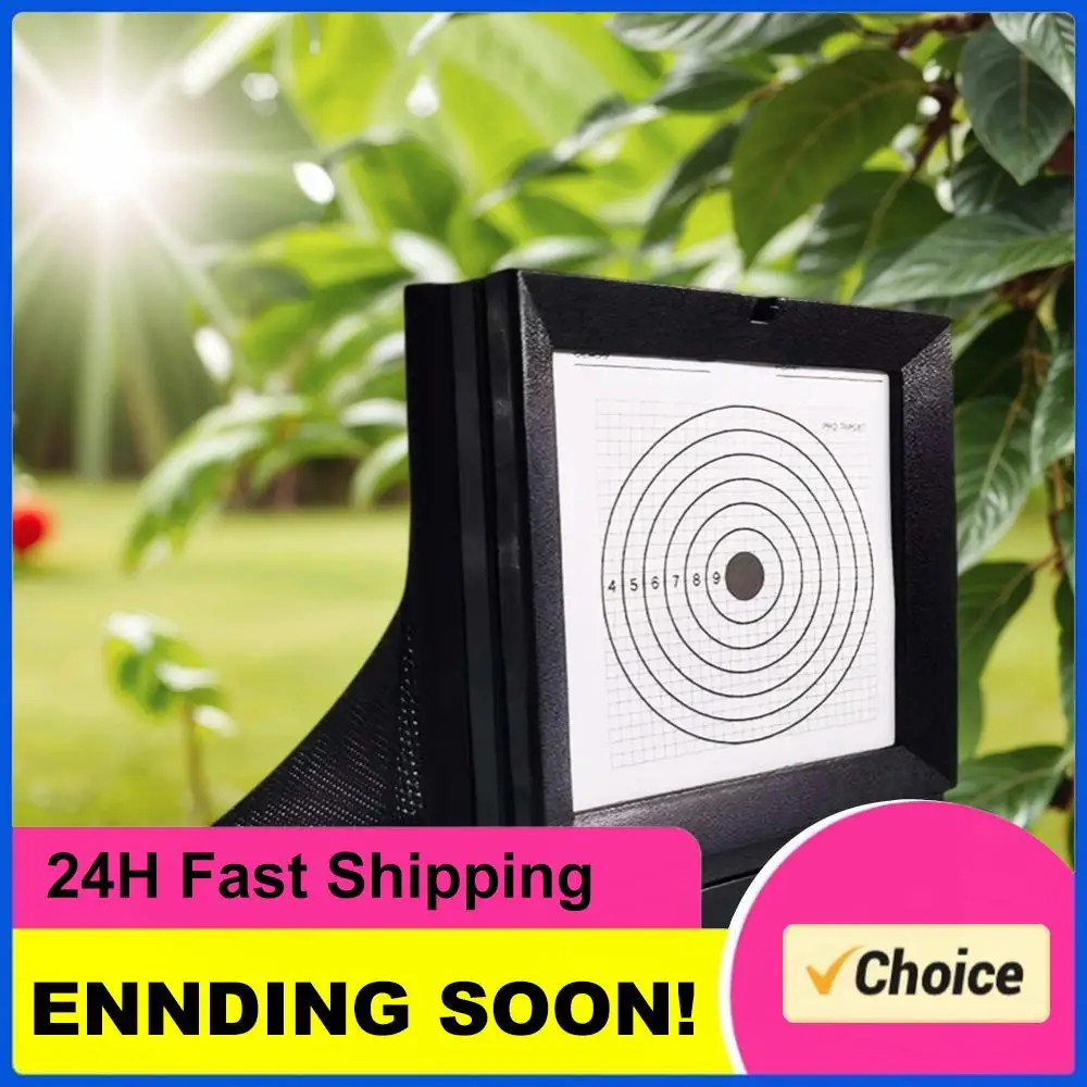 

Мишени для страйкбола: 10 бумажных мишеней, портативные мишени для пистолетов, ловушки для пуль для тренировок на заднем дворе