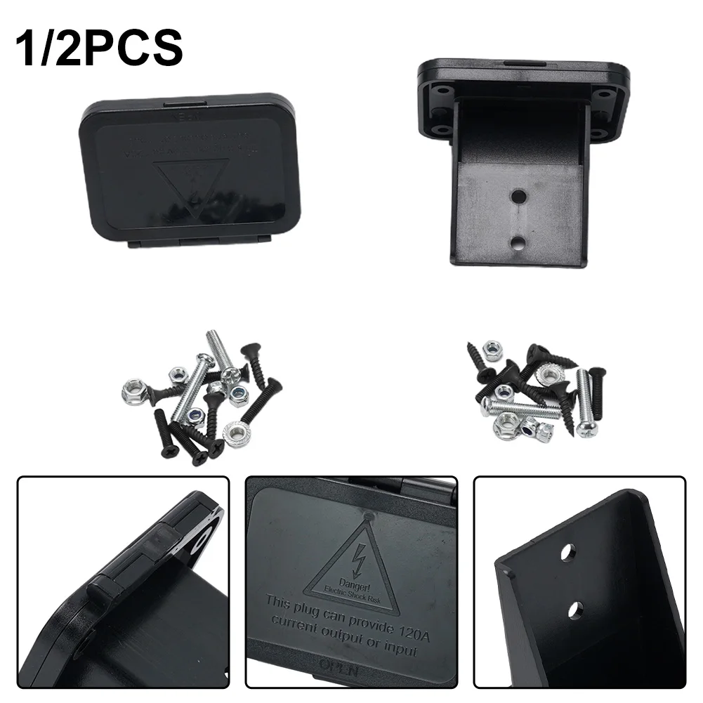 para Anderson Soquete Painel Suporte Plug Flush Montagem Suporte do Painel para Caravana Fio Cabo Conector de Alimentação Elétrica Peças 120a