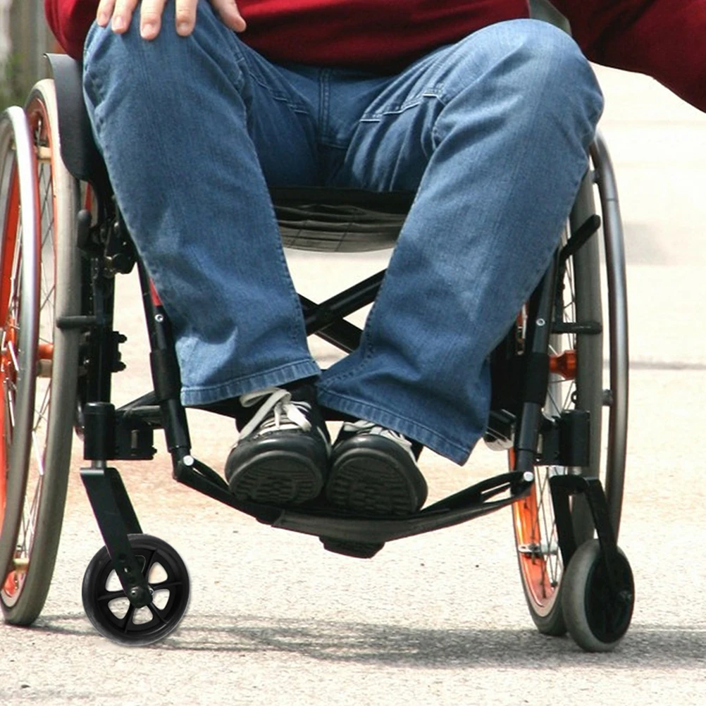 

2pcs 8 Inch Wheelchair Front Wheels Heavy Duty Universal Replacement Wheels For Wheelchairs Walkers Rollators Lightweight