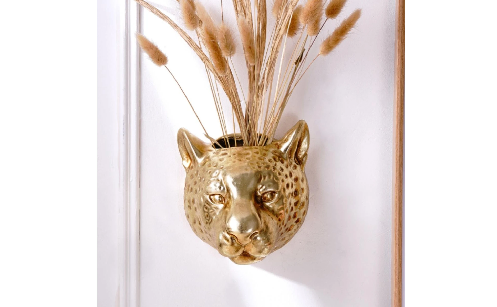 Leopard Head Planter Spotted Animal Head Planter Animal Face Flower Pot Open Top Home Decor Sturdy Leopard Head Planter Spotted Animal Head Planter Animal Face Flower Pot Open Top Home Decor Sturdy