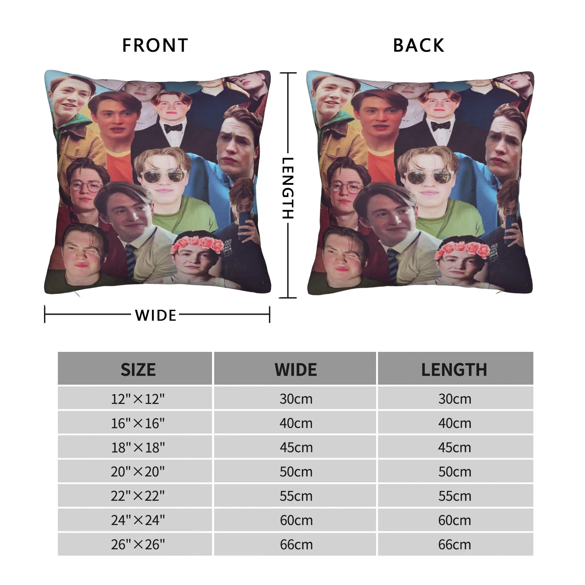 Y2K مجموعة السيارة كونور مروحة هدية ديكور المخدة الاشياء وسادة غطاء مربع أحجام متعددة #4