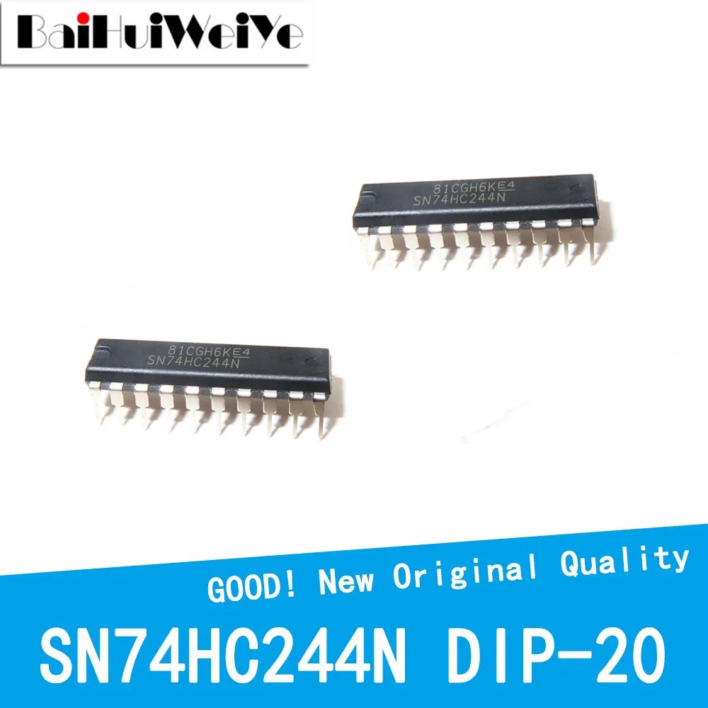 10 unids/lote 74HC244N SN74HC244N HD74HC244N 74HC244 DIP-20 amplificador operacional cuádruple nuevo Chipset de buena calidad
