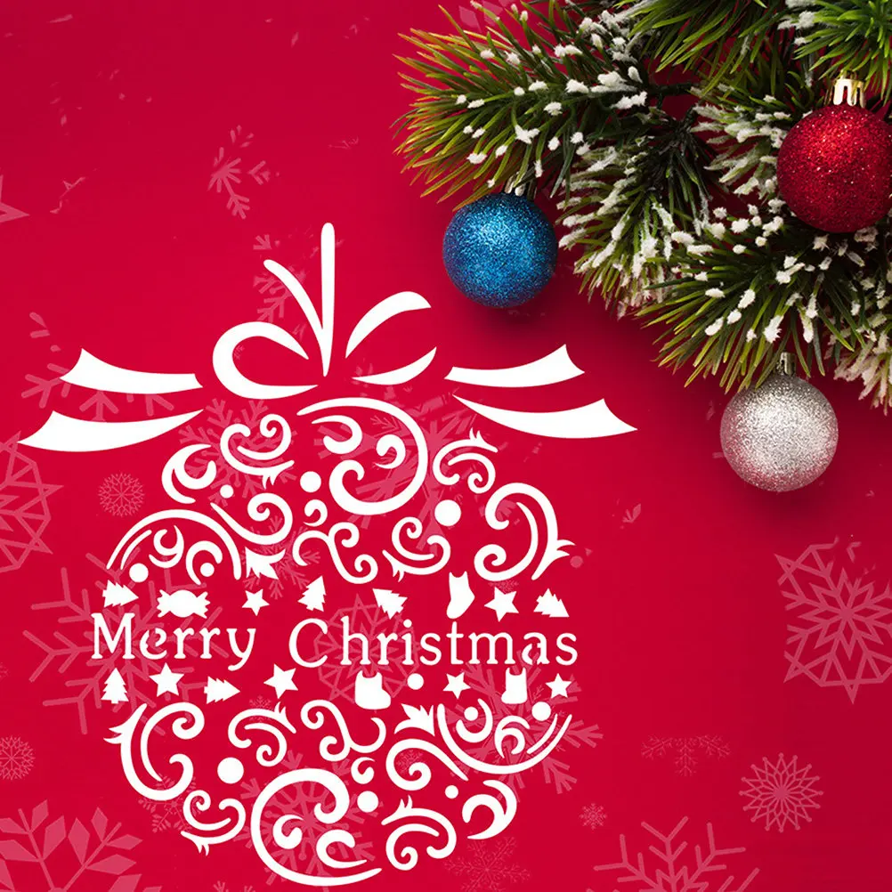 12Pcs Hollow Christmas Drawing Templates Safe Non Toxic Reusable Stencils for Xmas Party Home Decoration Creative Learning