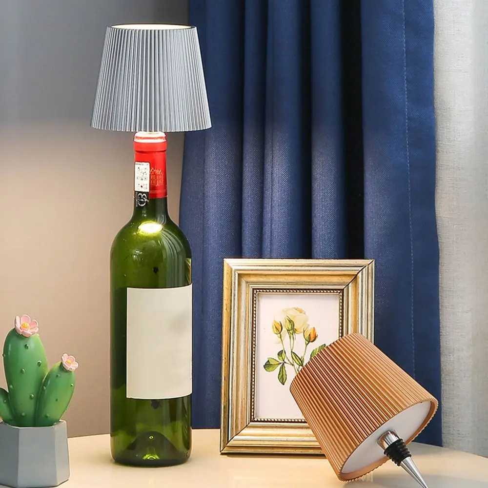 

Home Decoration Type-C Interface Bottle Lamp Reading Small Wine Bottle Lights Creative Night Light for Bars