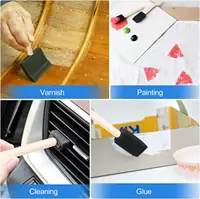 20Pcs Foam Paint Brushes, 1”, 2”, 3" 4”, Sponge Brushes, Sponge Paint Brush, Foam Brushes for Painting, Staining, Paint Sponges 3